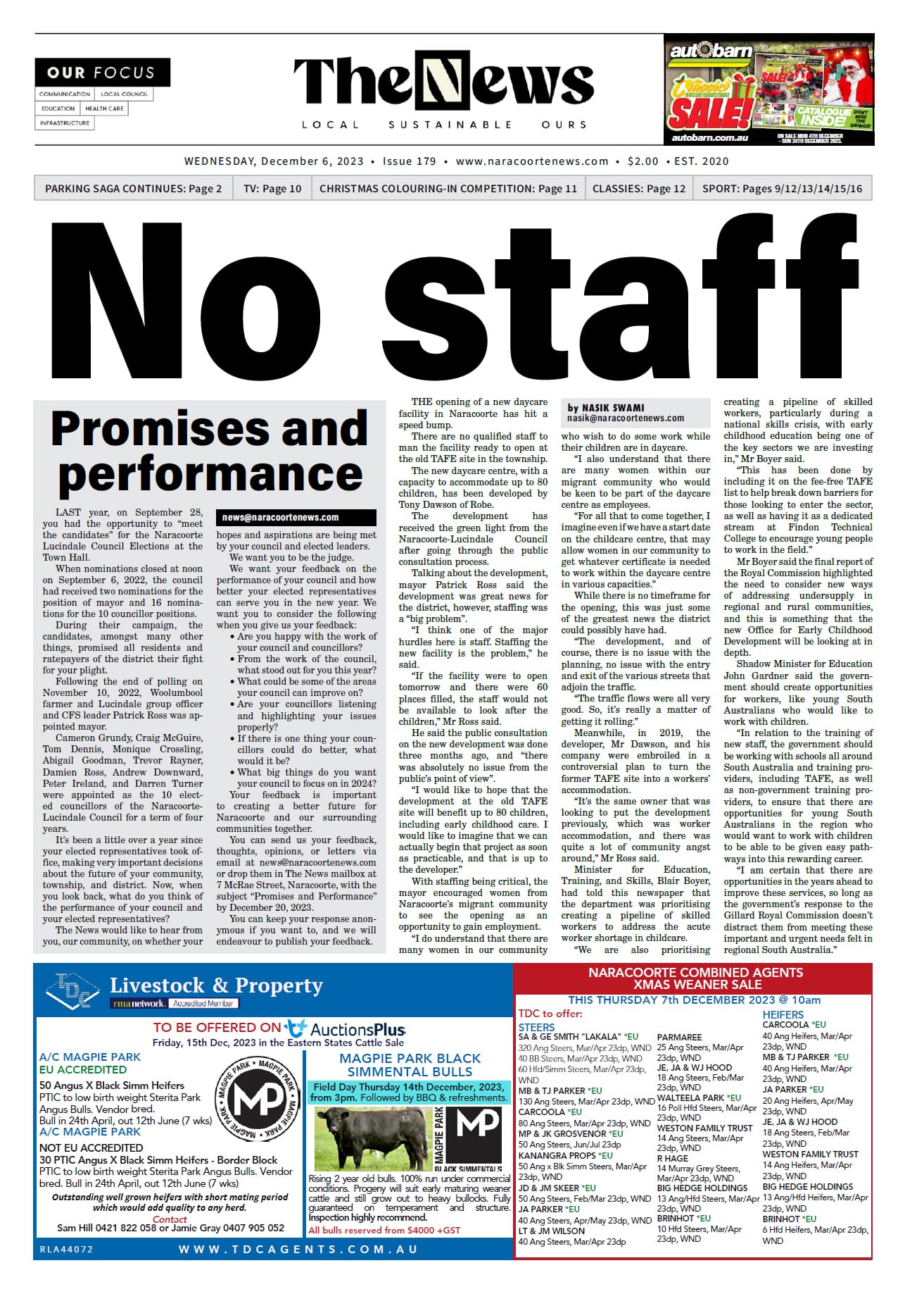 Naracoorte Community News 6 December 2023