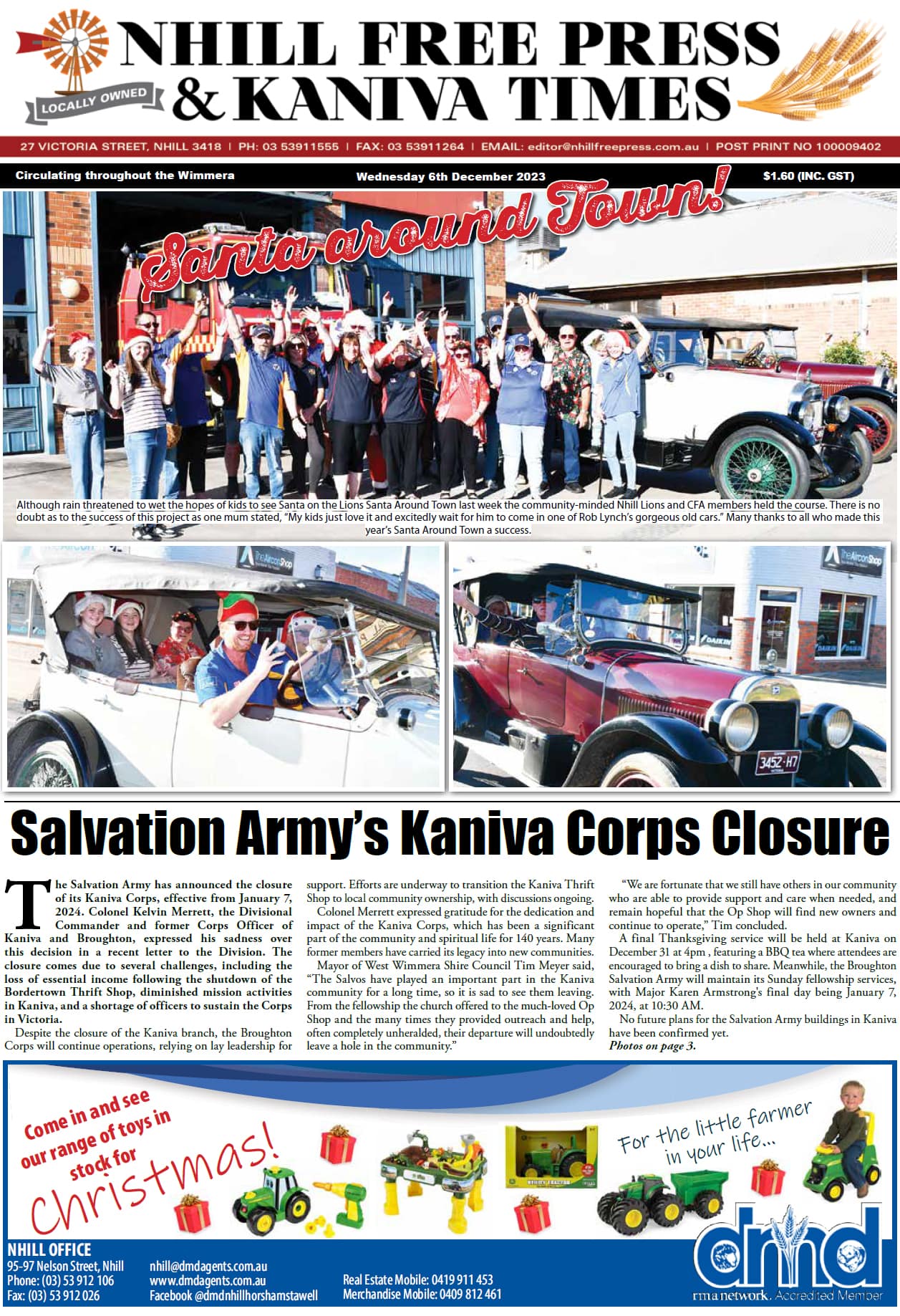 Nhill Free Press & Kaniva Times 6 December 2023