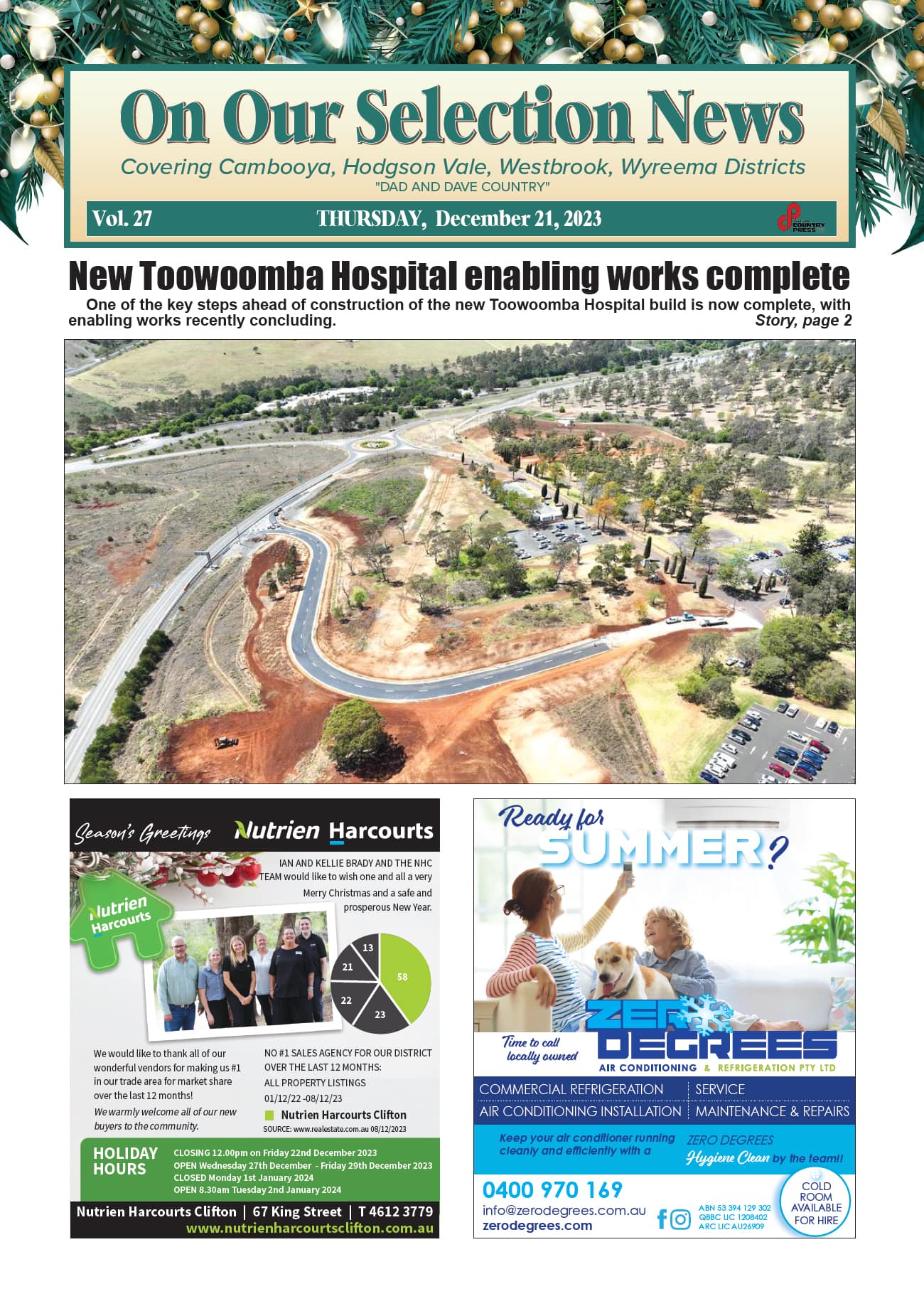 On Our Selection News 21 December 2023