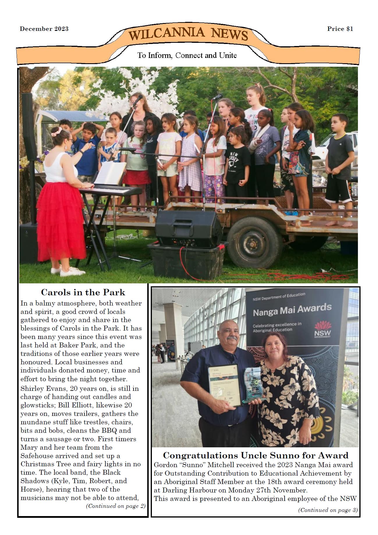 Wilcannia News December 2023