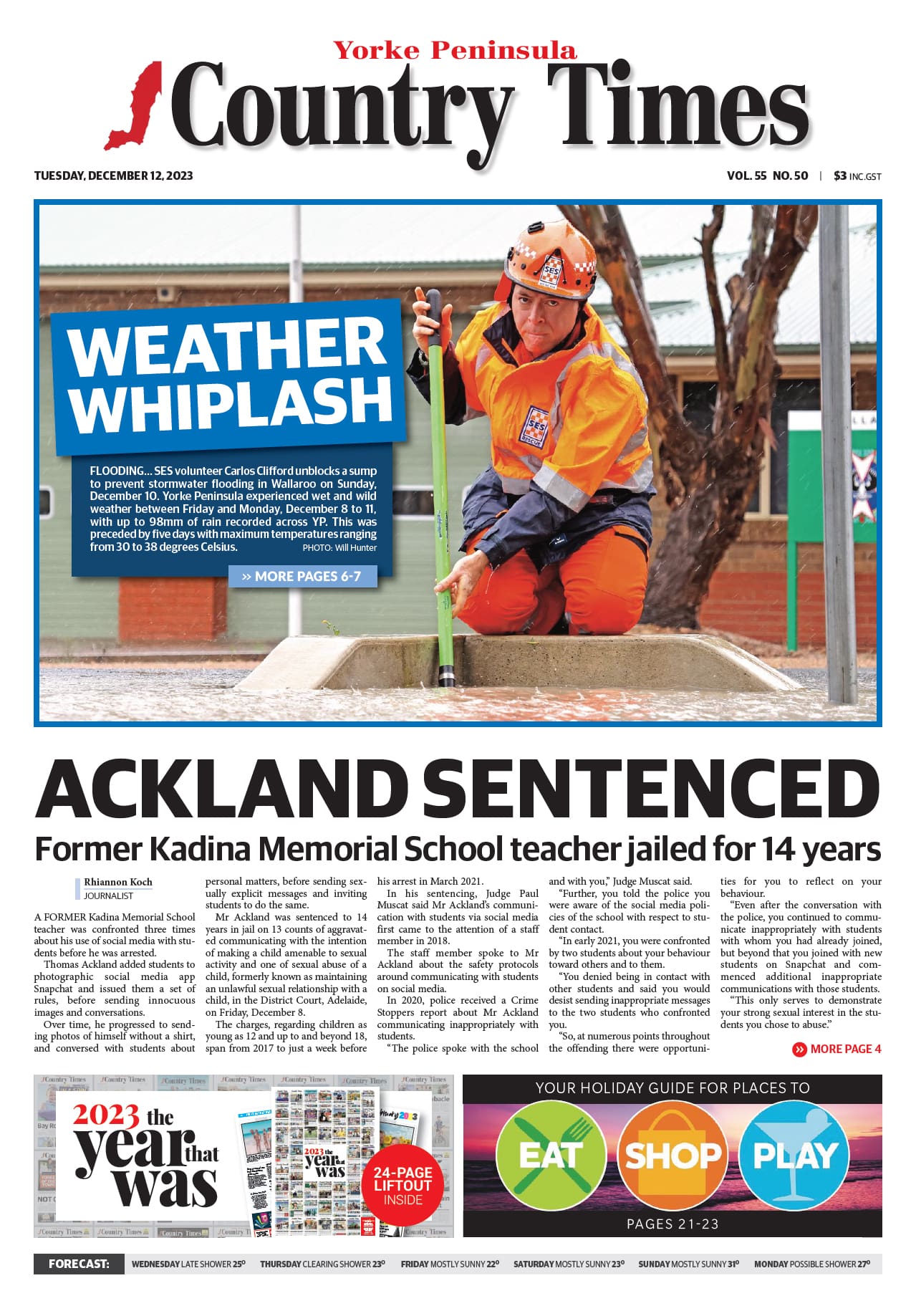 Yorke Peninsula Country Times 12 December 2023