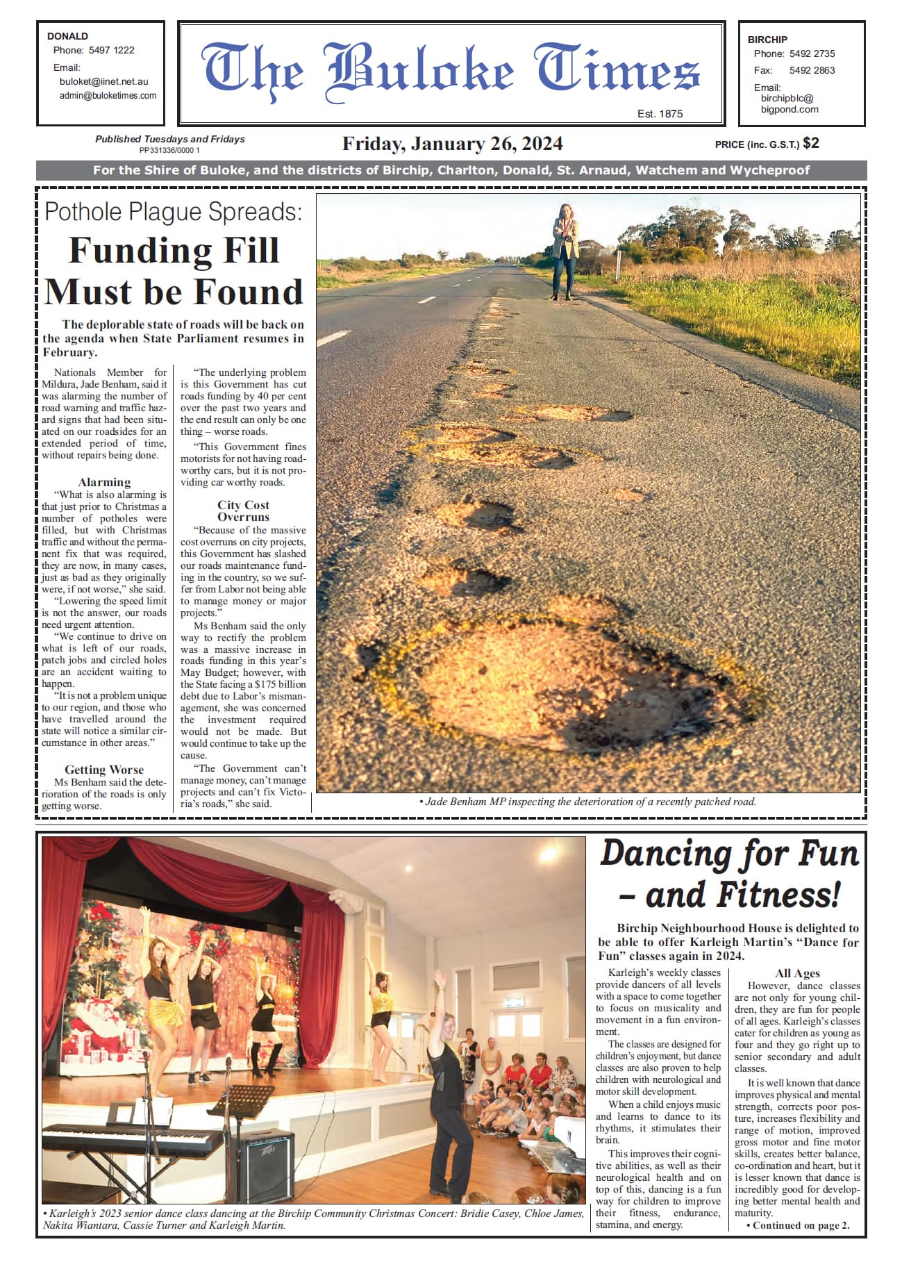 The Buloke Times 26 January 2024