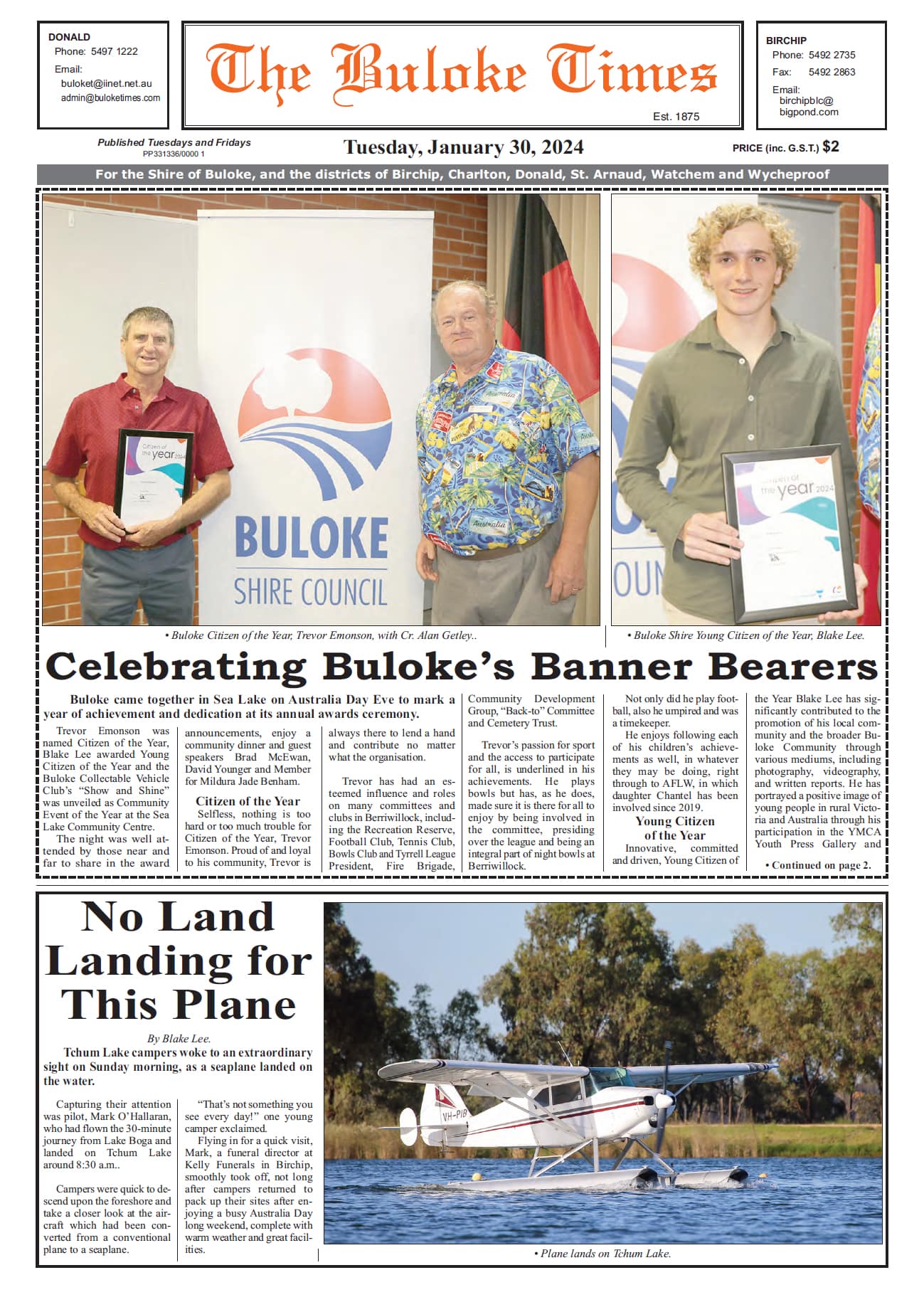 The Buloke Times 30 January 2024