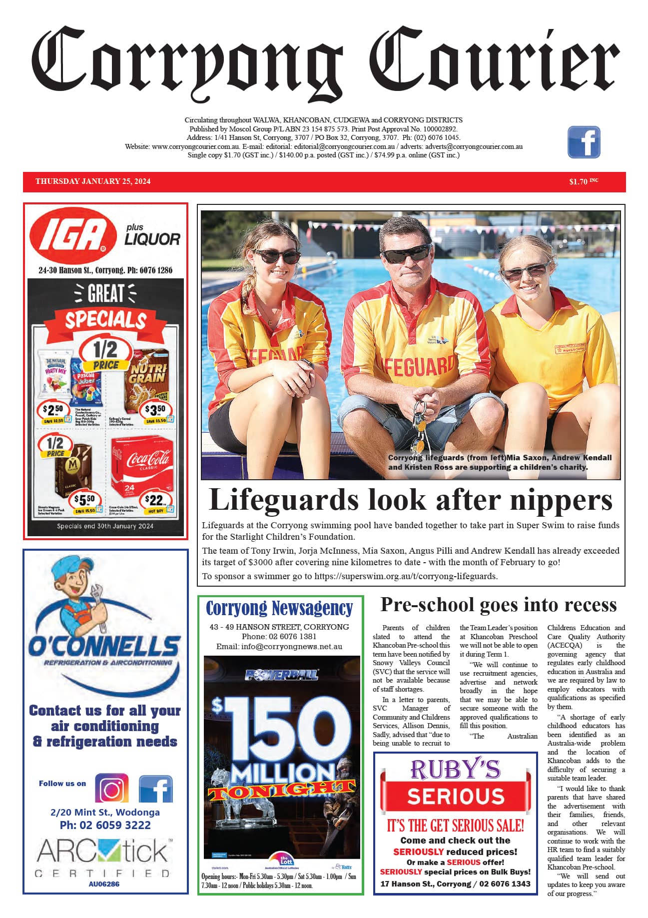 Corryong Courier 25 January 2024