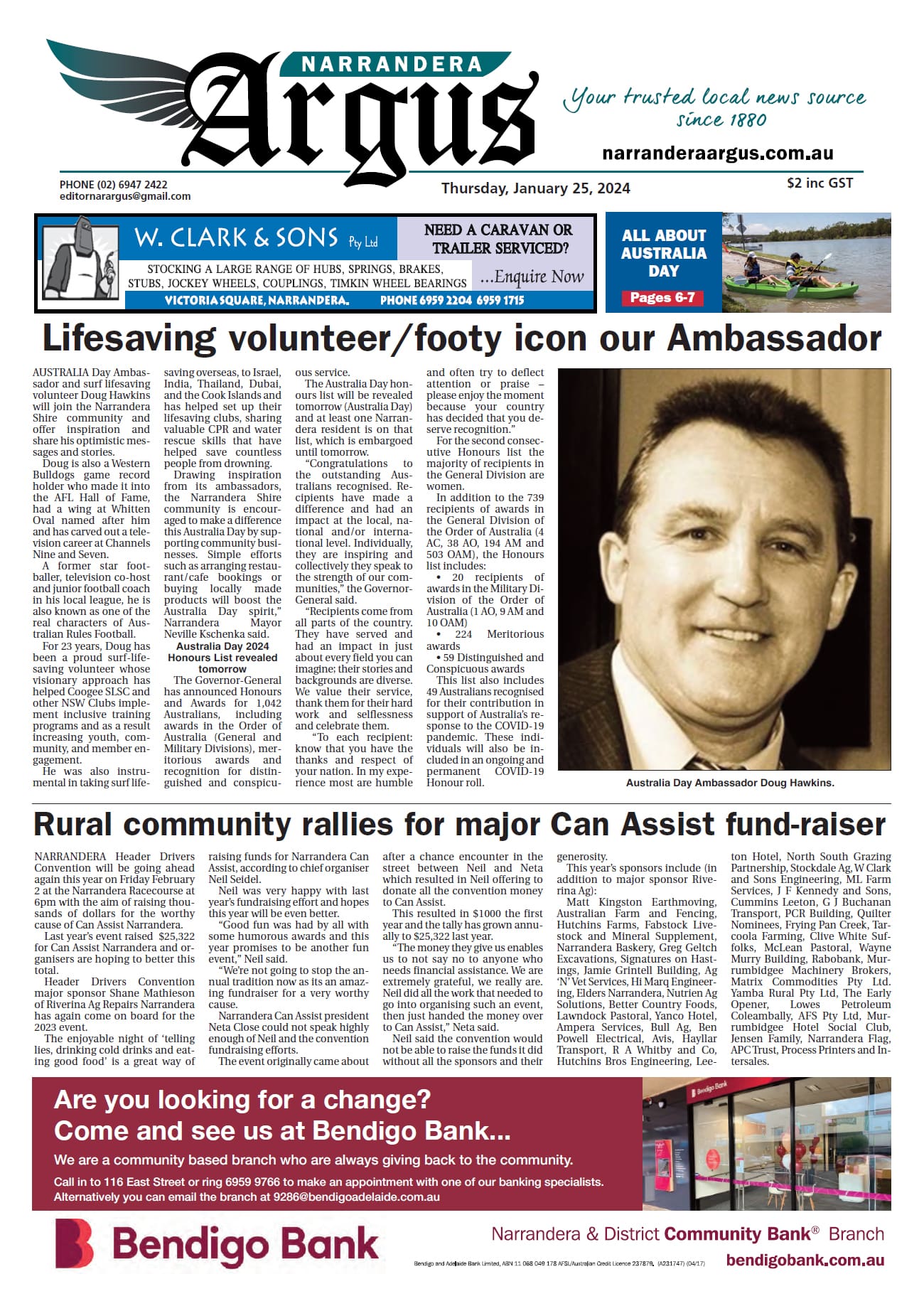 Narrandera Argus 25 January 2024
