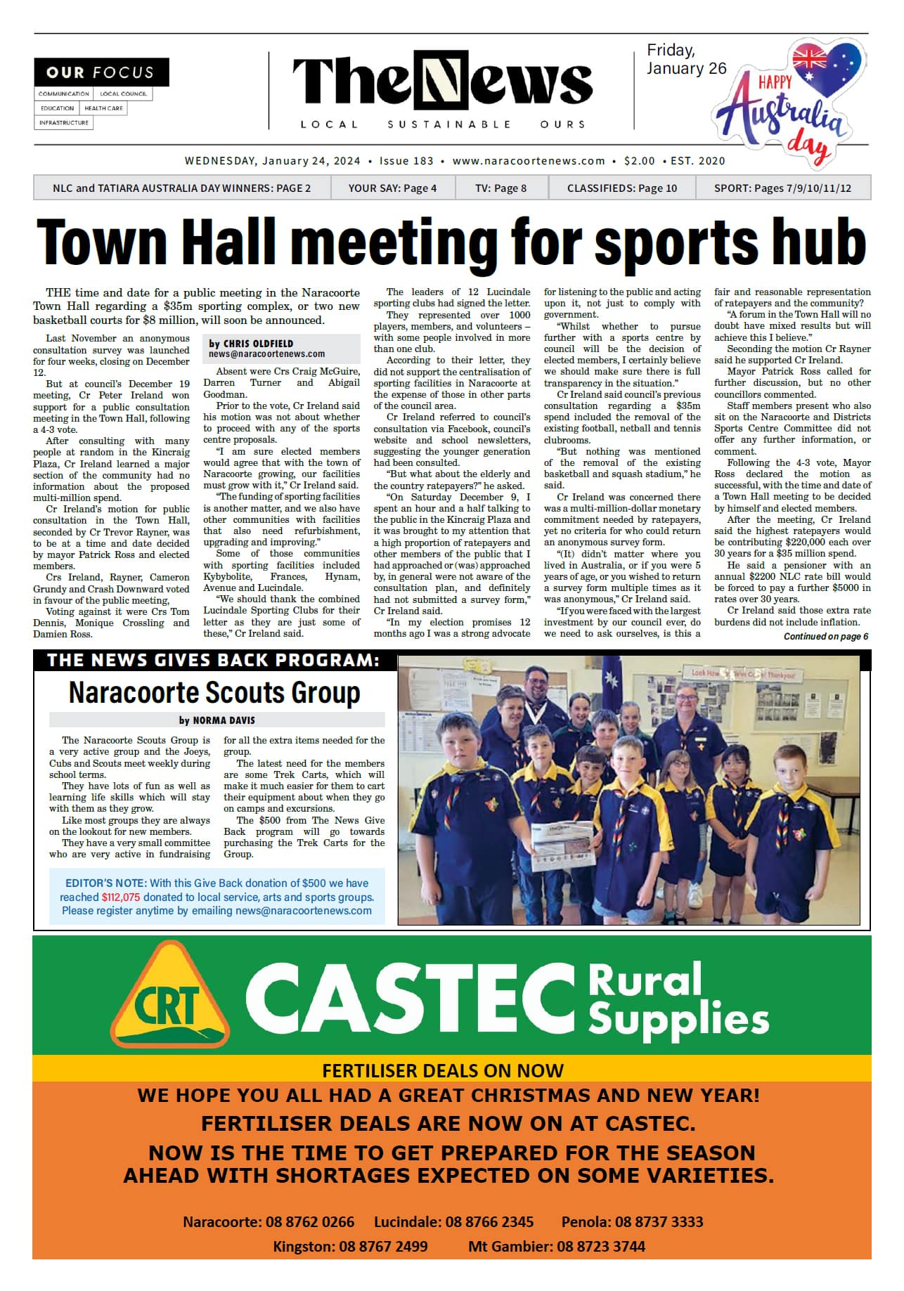 Naracoorte Community News 24bJanuary 2024
