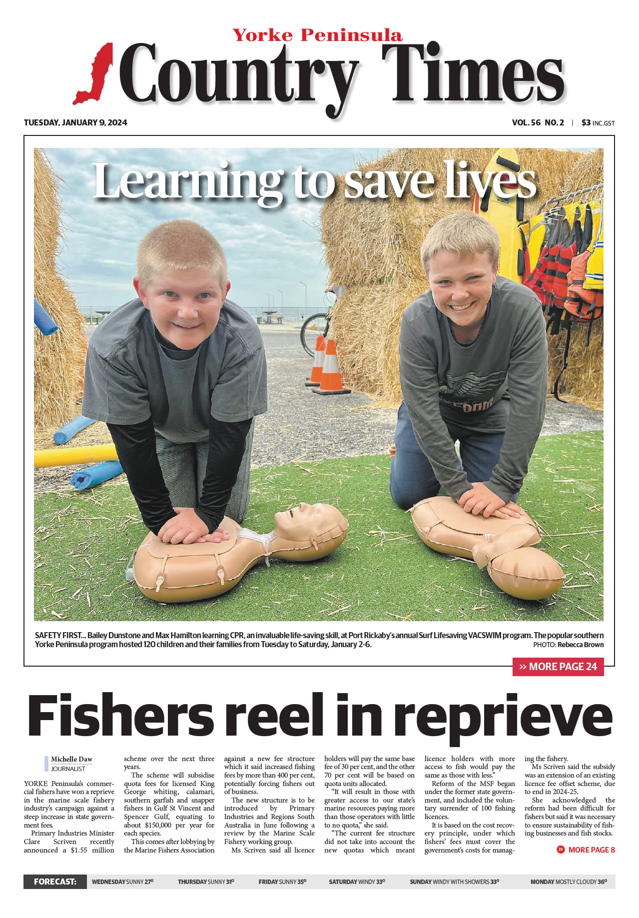 Yorke Peninsula Country Times 9 January 2024