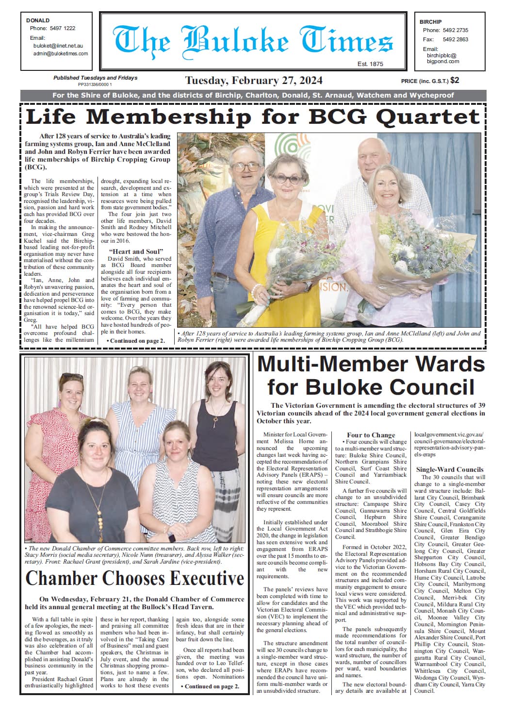 The Buloke Times 27 February 2024