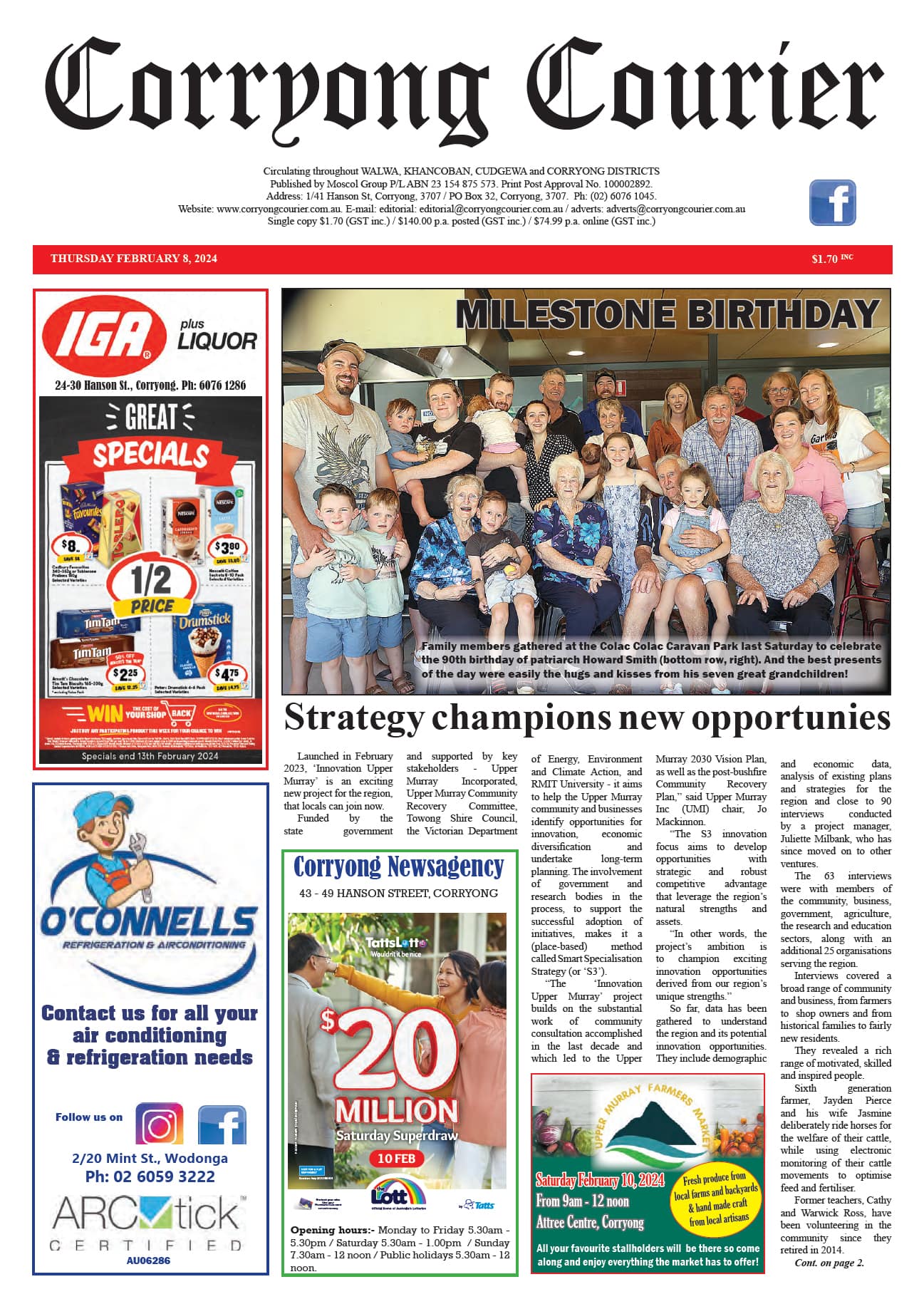Corryong Courier 8 February 2024