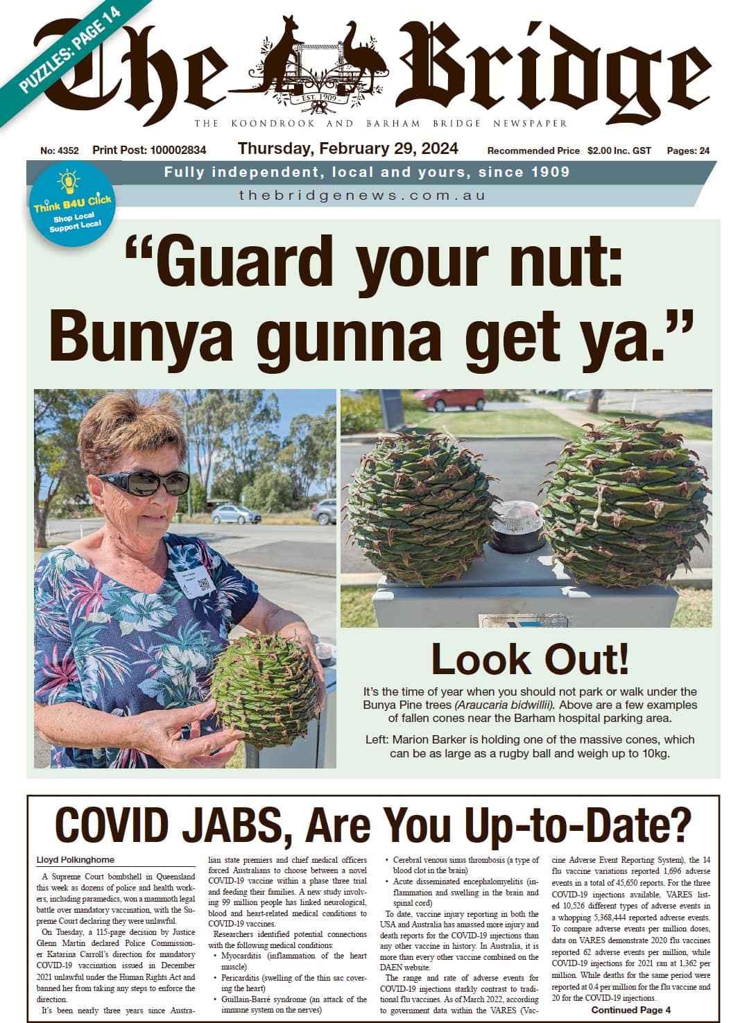 The Koondrook and Barham Bridge Newspaper 29 February 2024