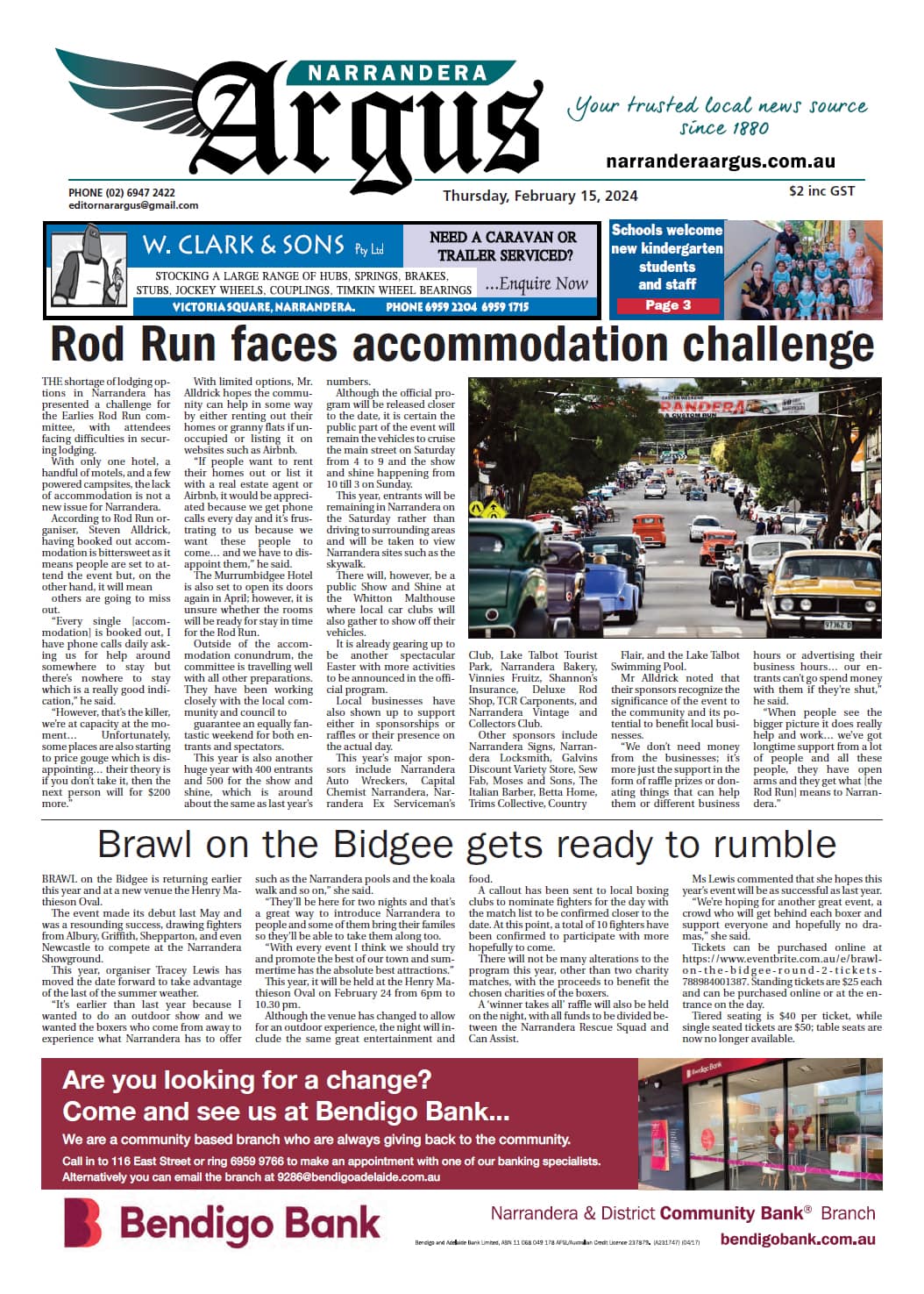 Narrandera Argus 15 February 2024