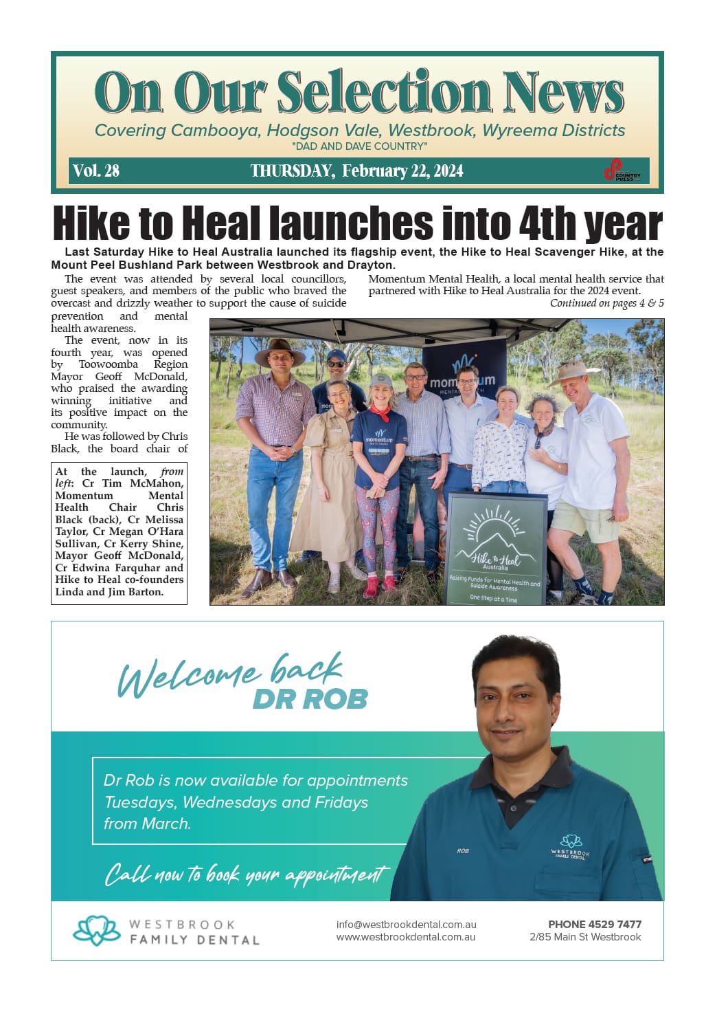 On Our Selection News 22 February 2024