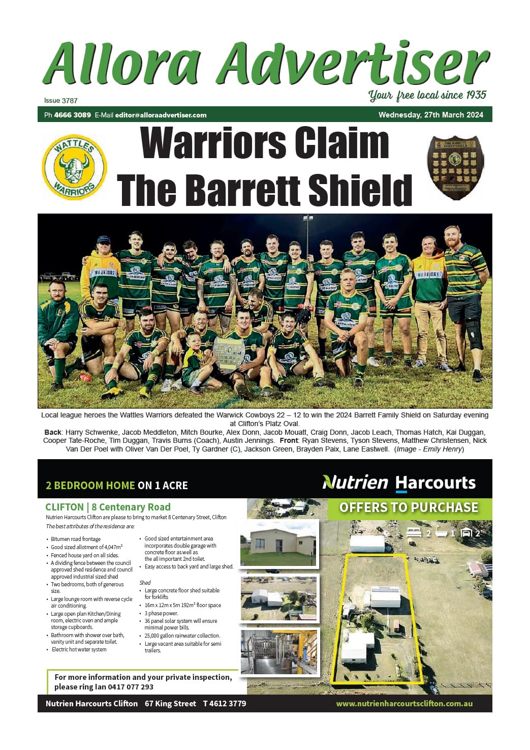 Allora Advertiser 27 March 2024