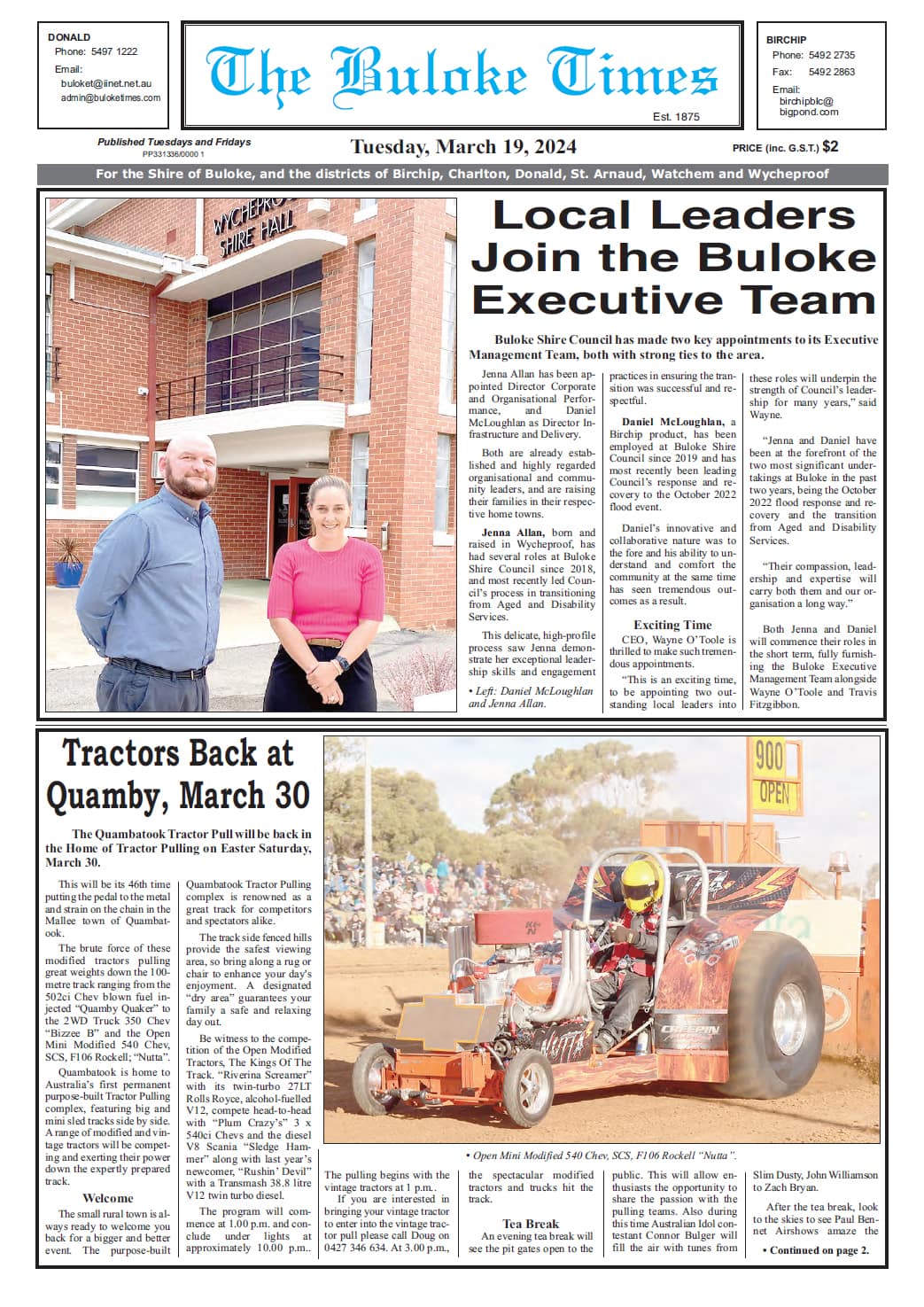 The Buloke Times 19 March 2024