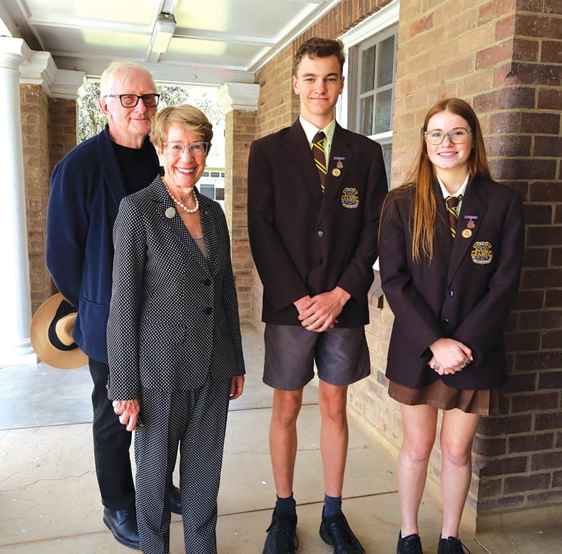 Governor at Hay War Memorial High School