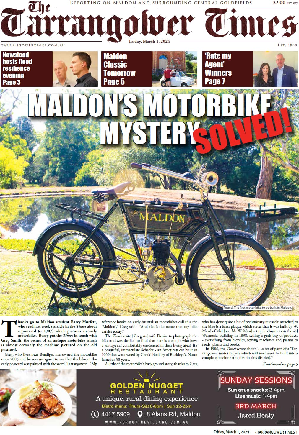 Tarrangower Times 1 March 2024