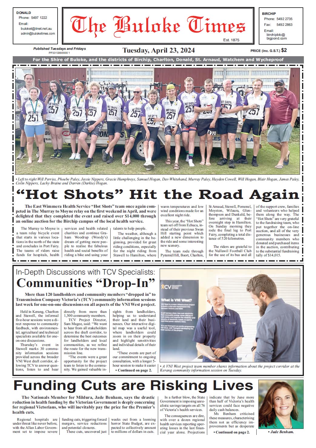 The Buloke Times 23 April 2024