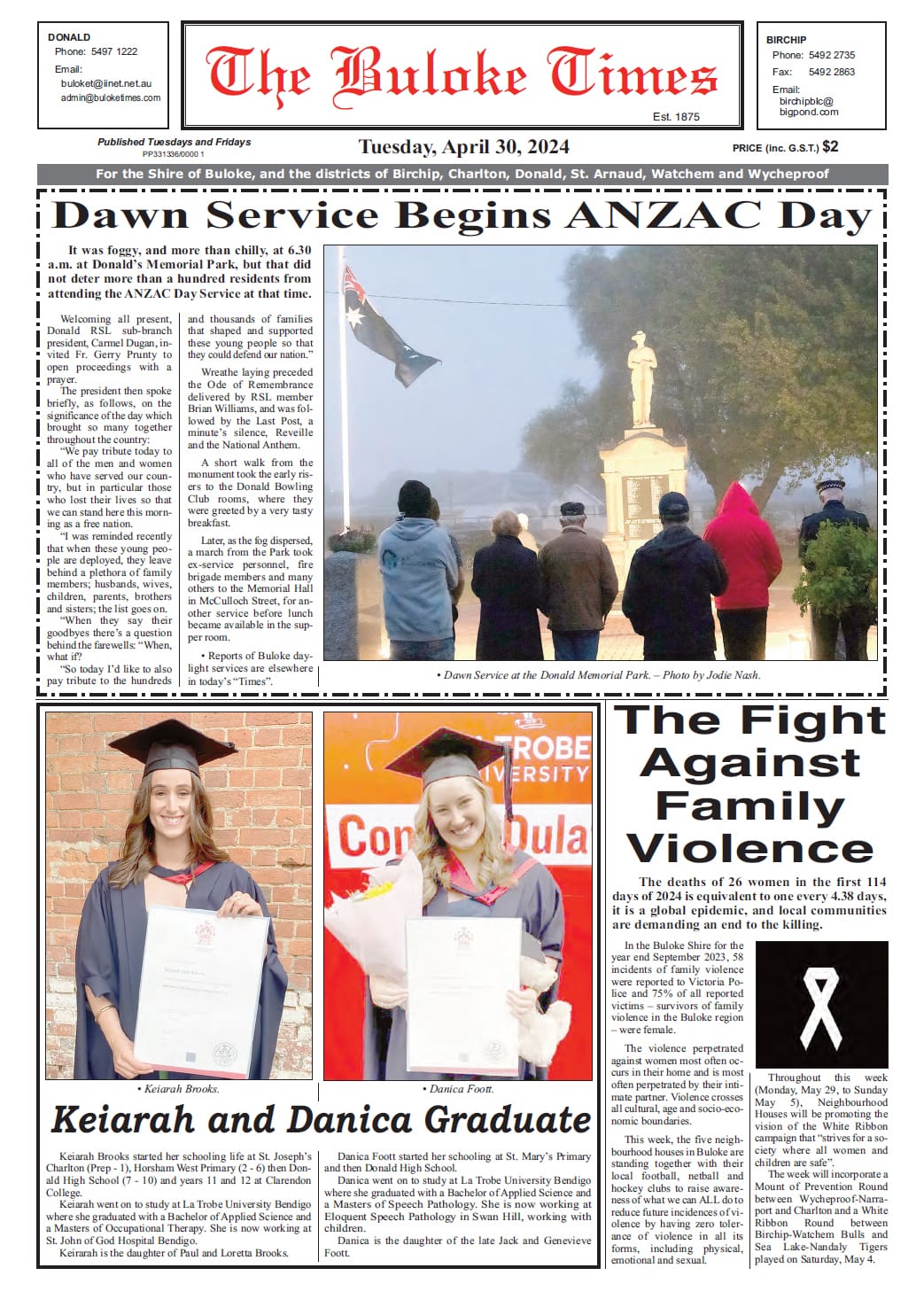 The Buloke Times 30 April 2024