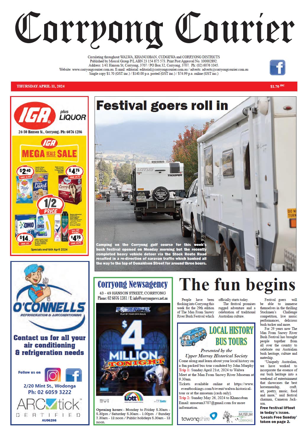 Corryong Courier 11 April 2024