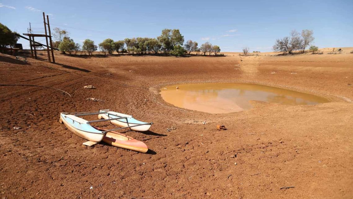 Dam drying up