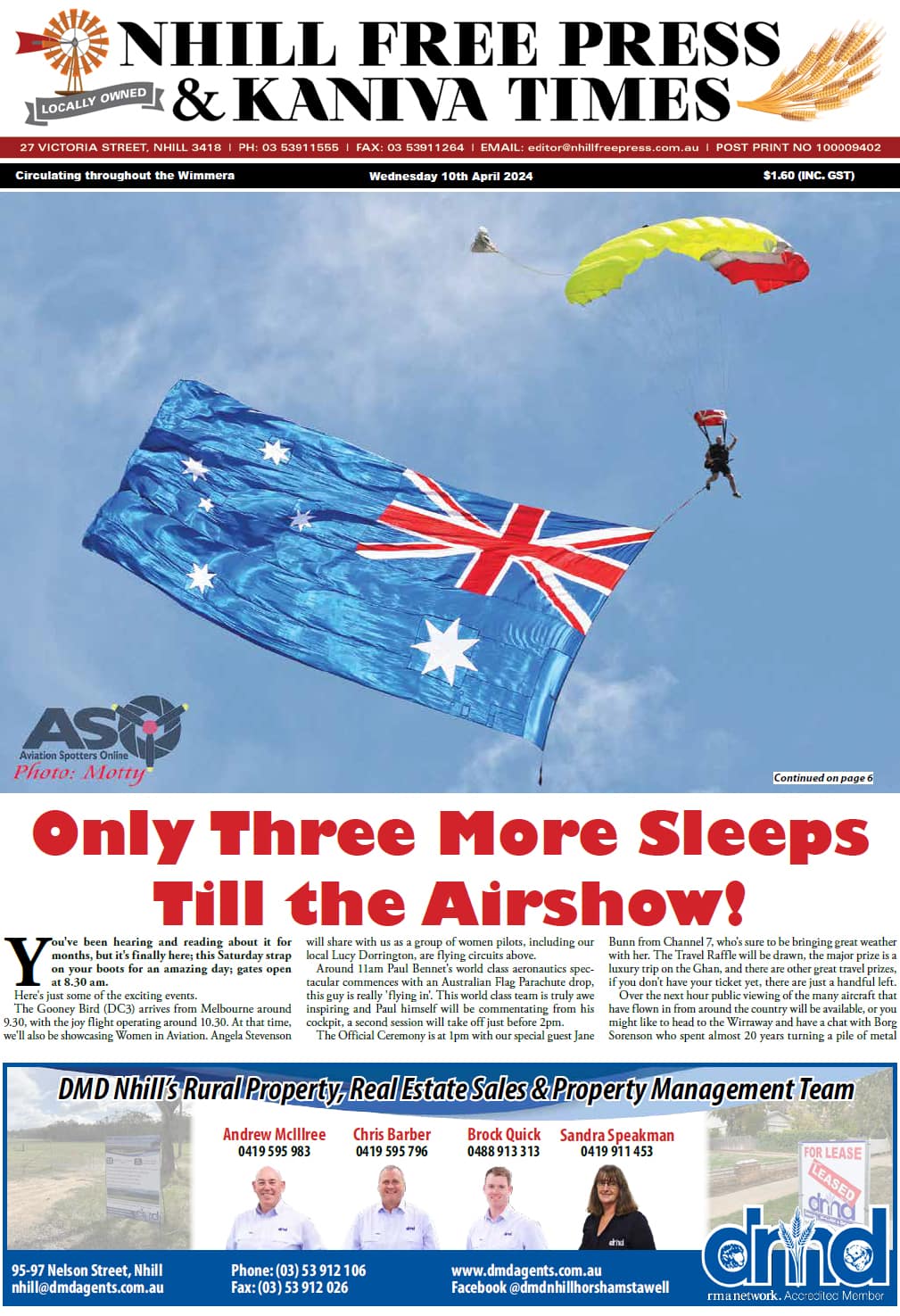 Nhill Free Press & Kaniva Times 10 April 2024