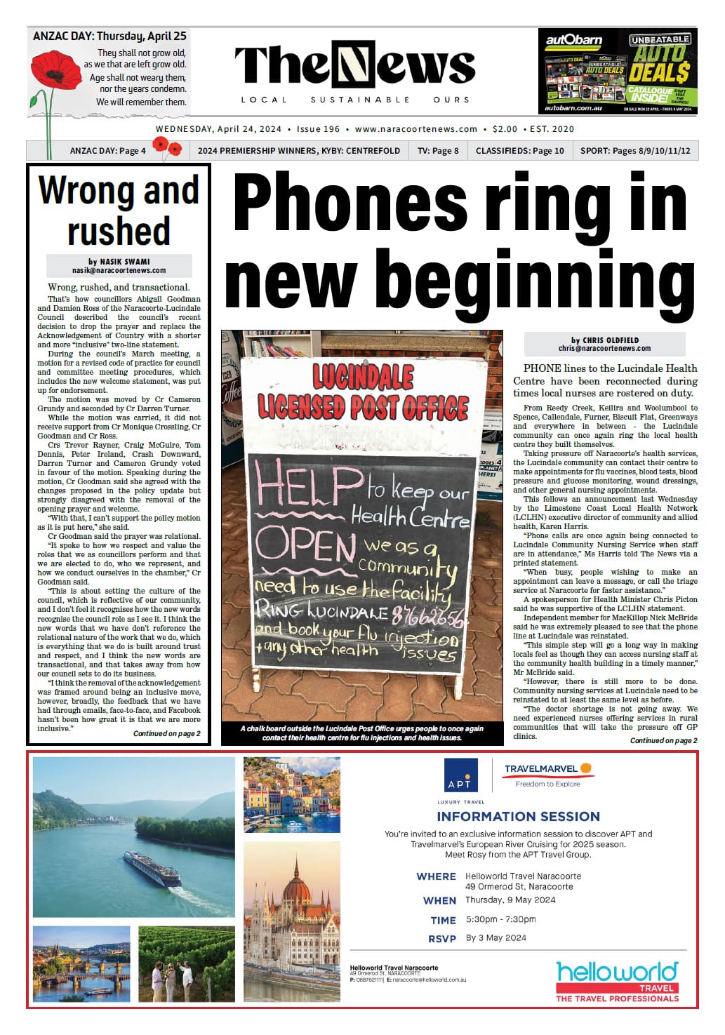 The Naracoorte News 24 April 2024