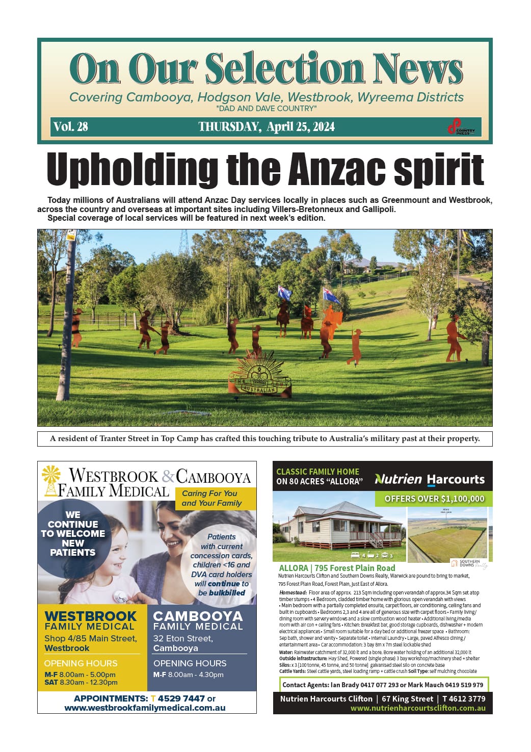 On Our Selection News 25 April 2024