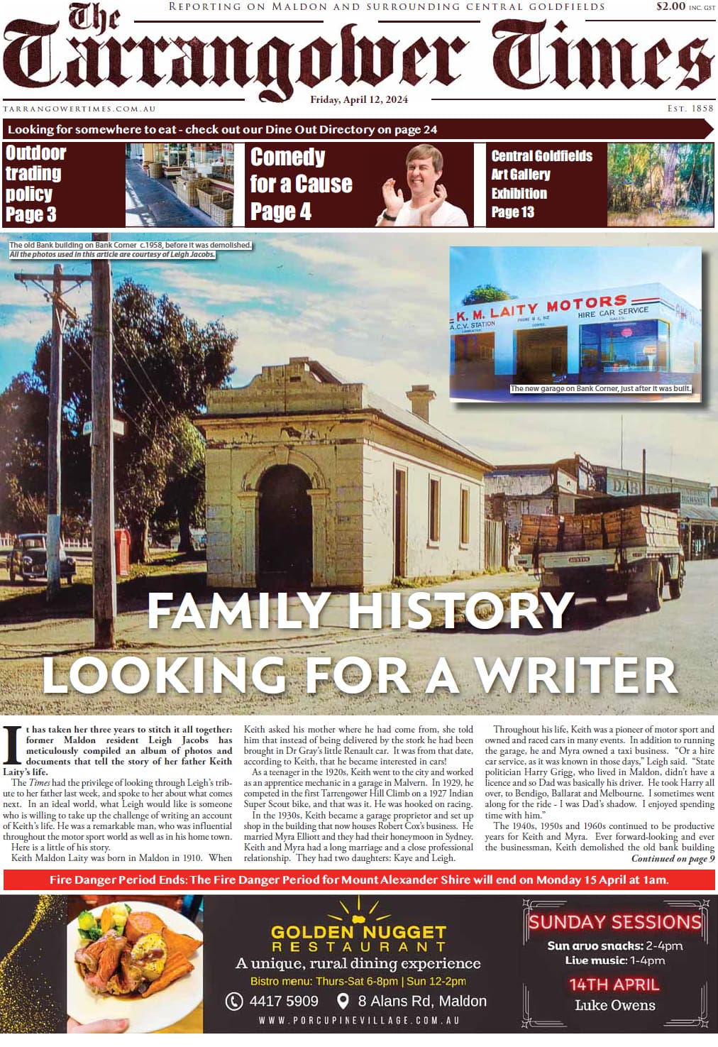 Tarrangower Times 12 April 2024