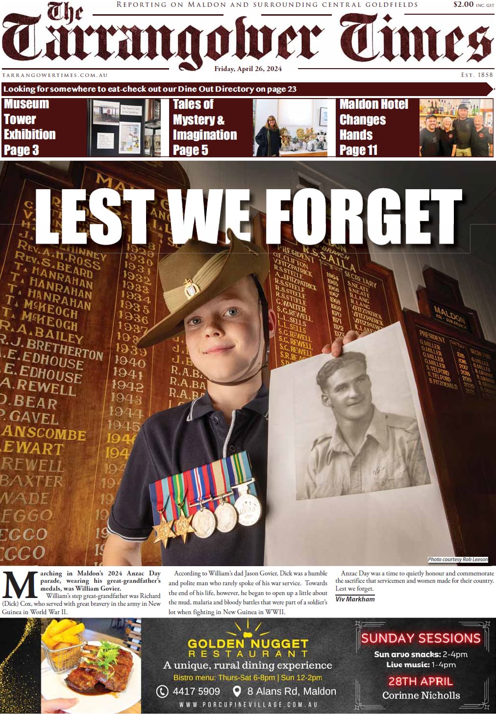 Tarrangower Times 26 April 2024