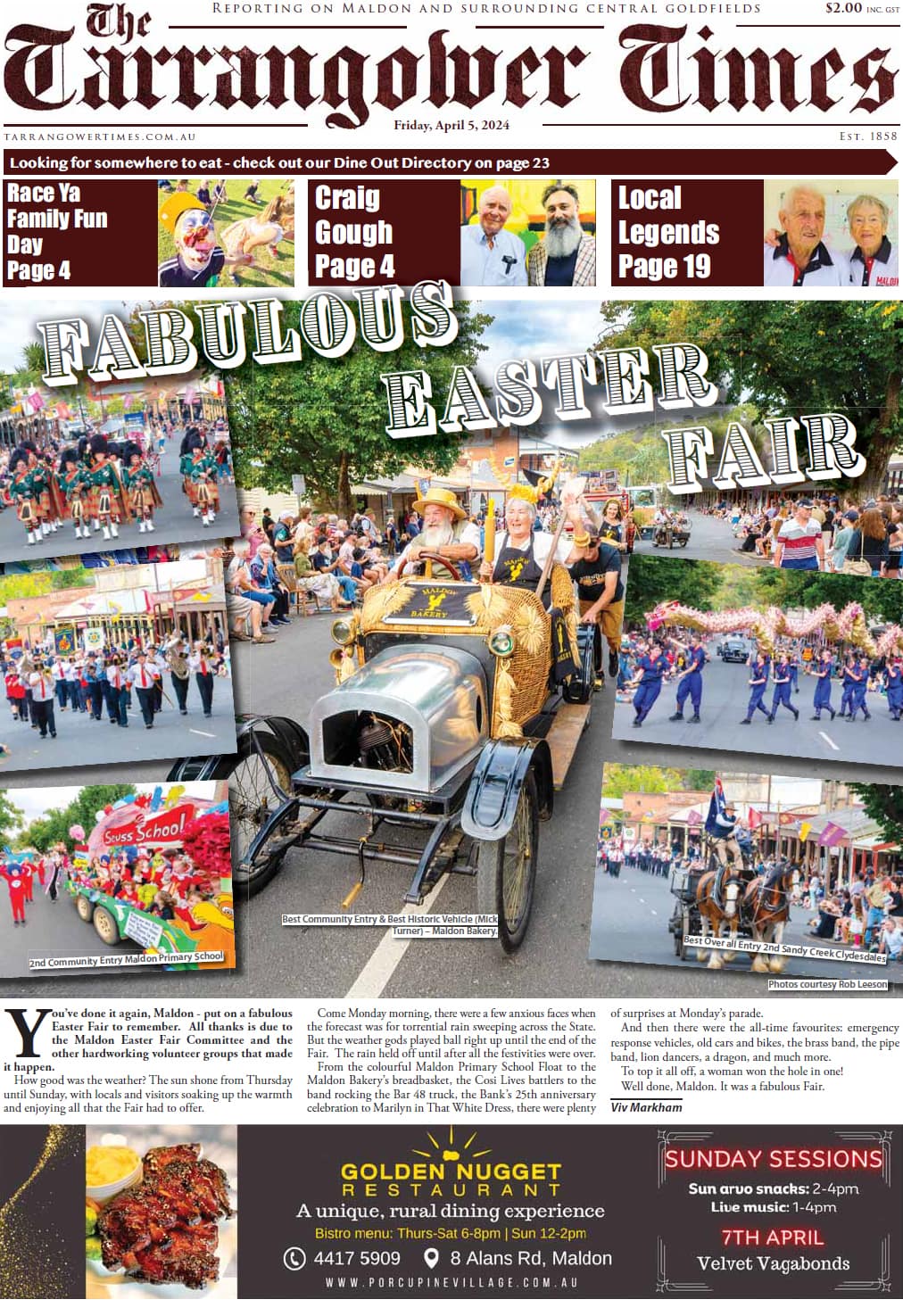 Tarrangower Times 5 April 2024