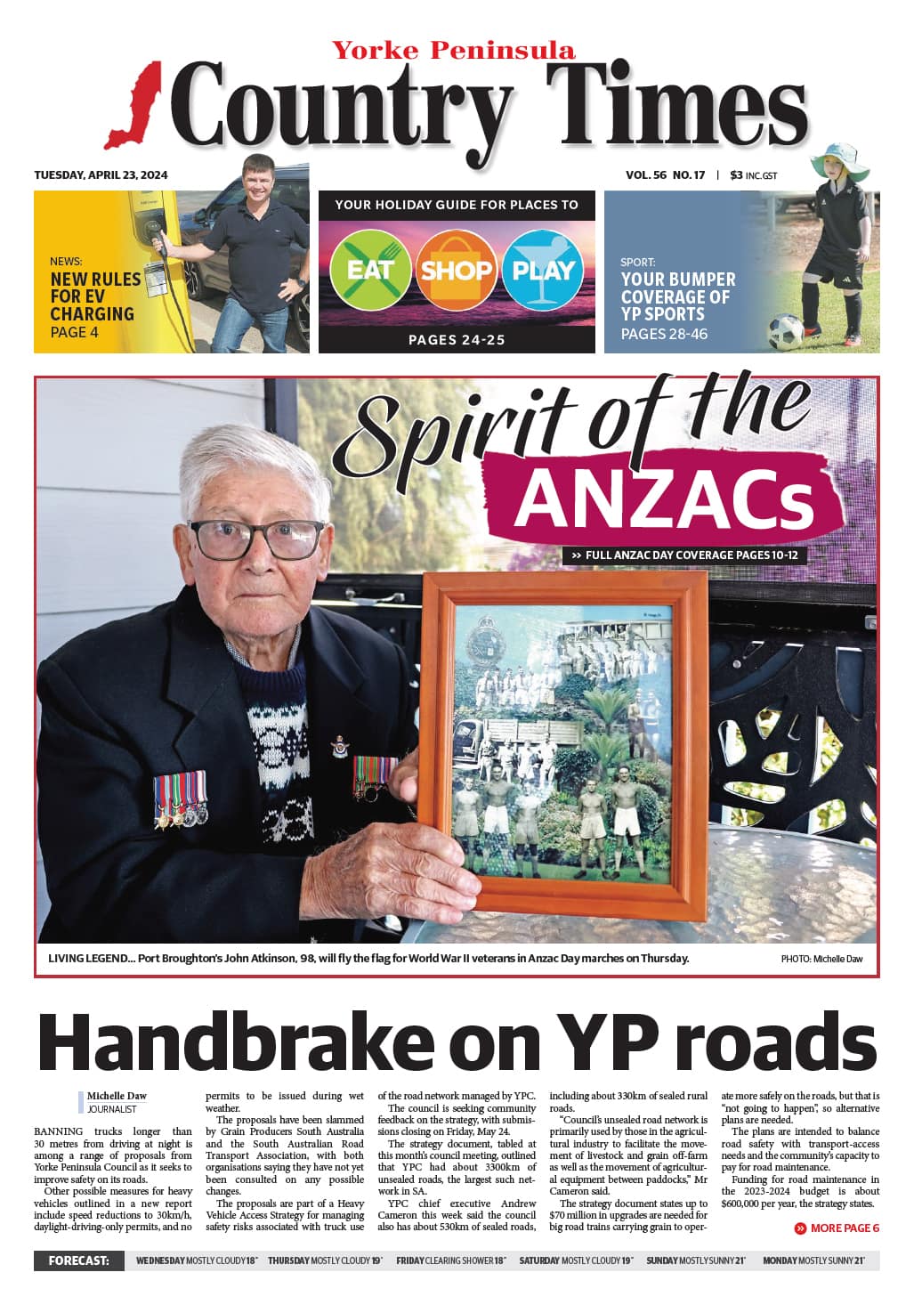 Yorke Peninsula Country Times 23 April 2024