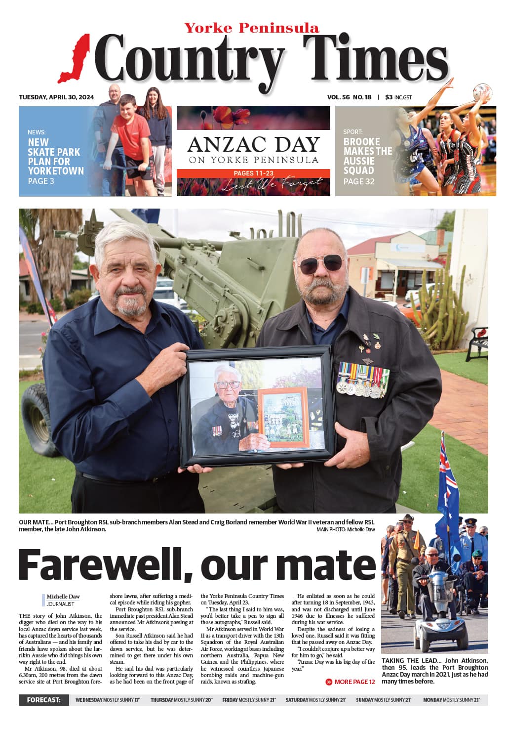 Yorke Peninsula Country Times 30 April 2024