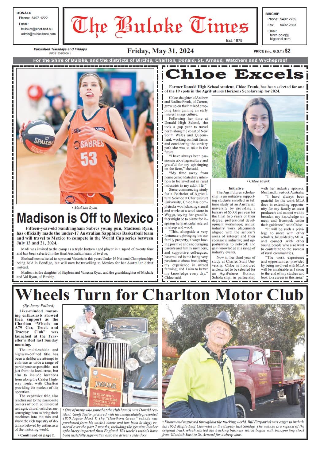The Buloke Times 31 May 2024