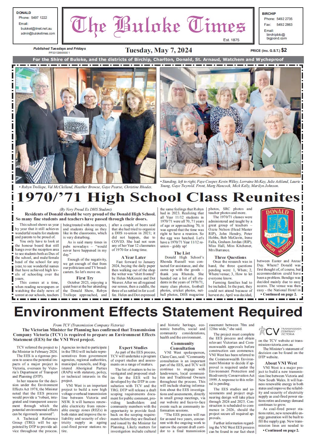 The Buloke Times 7 May 2024