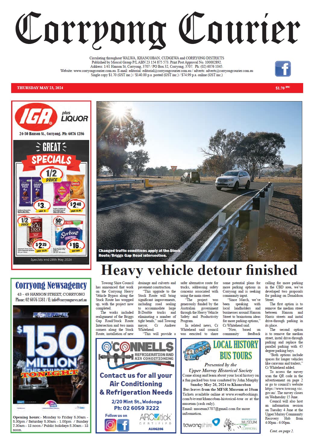 Corryong Courier 23 May 2024