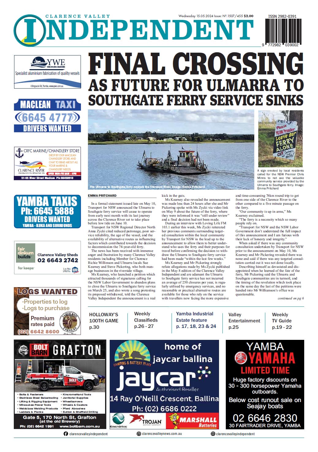 Clarence Valley Independent 15 May 2024