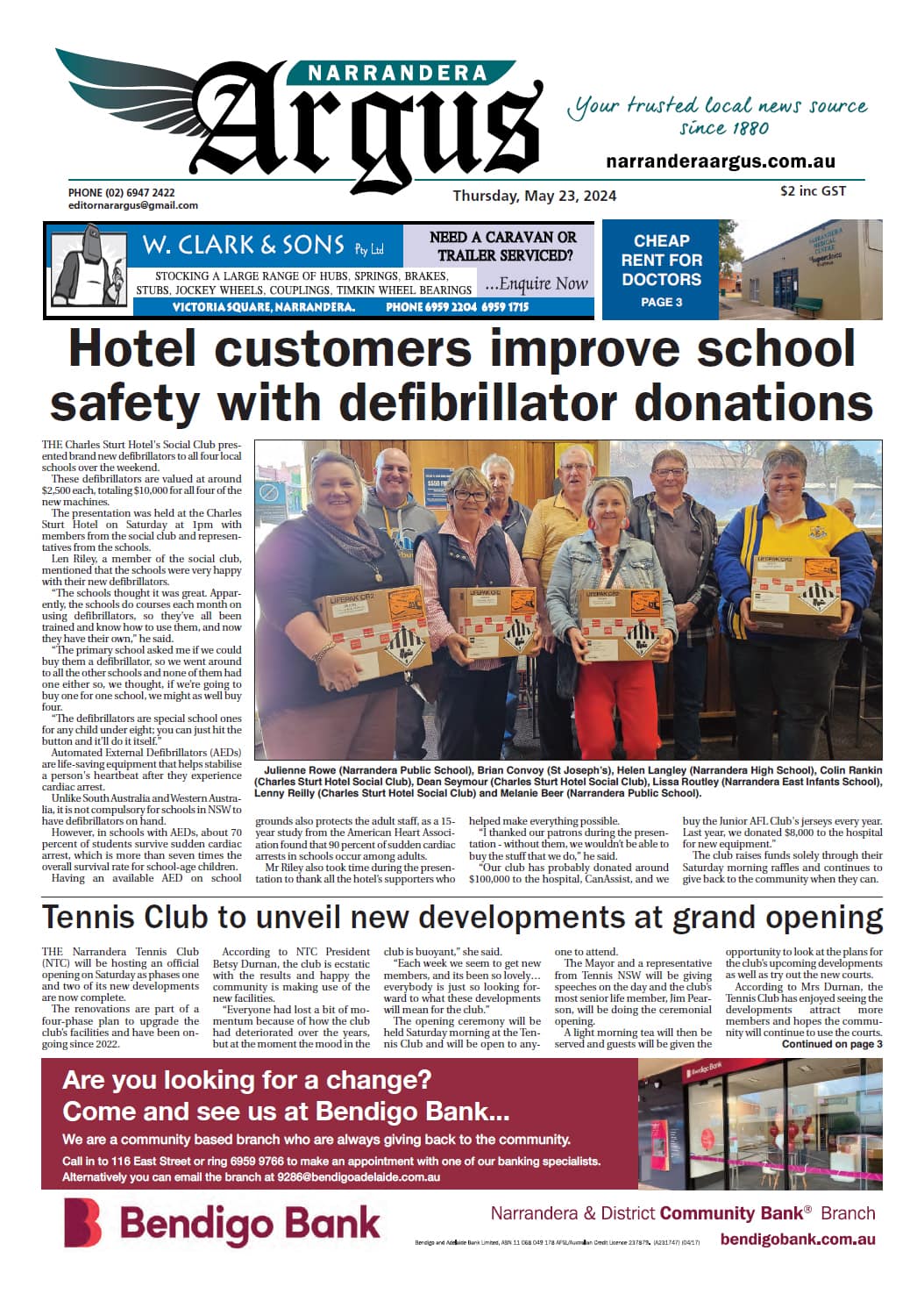 Narrandera Argus 23 May 2024