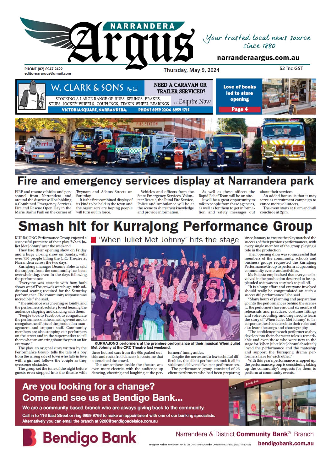 Narrandera Argus 9 May 2024