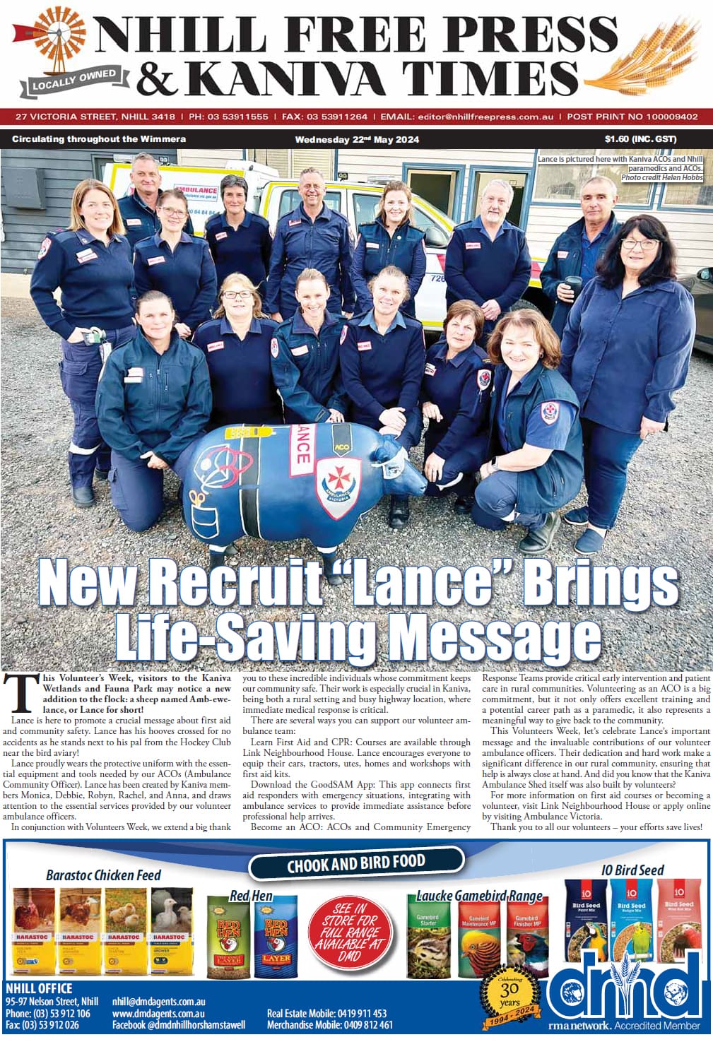 Nhill Free Press & Kaniva Times 22 May 2024