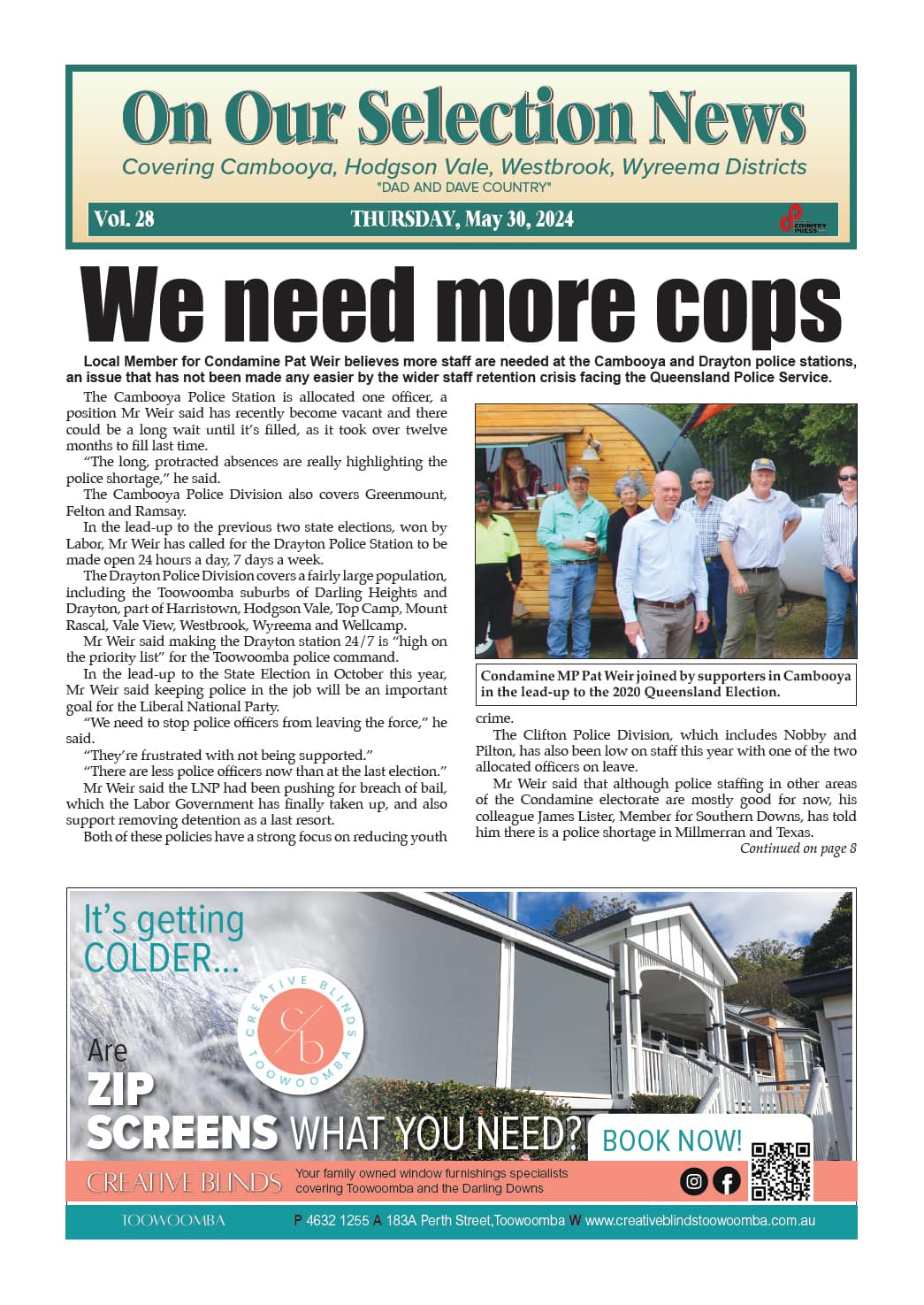 On Our Selection News 30 May 2024