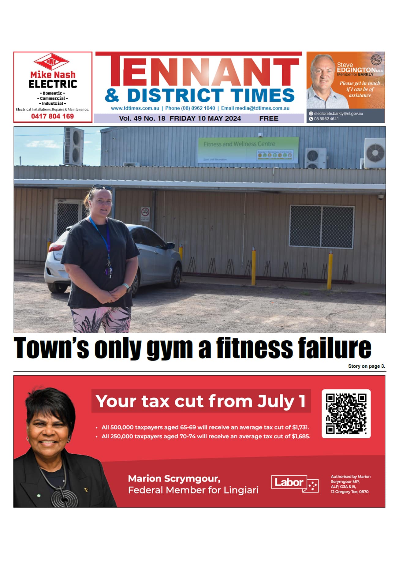 Tennant & District Times 10 May 2024