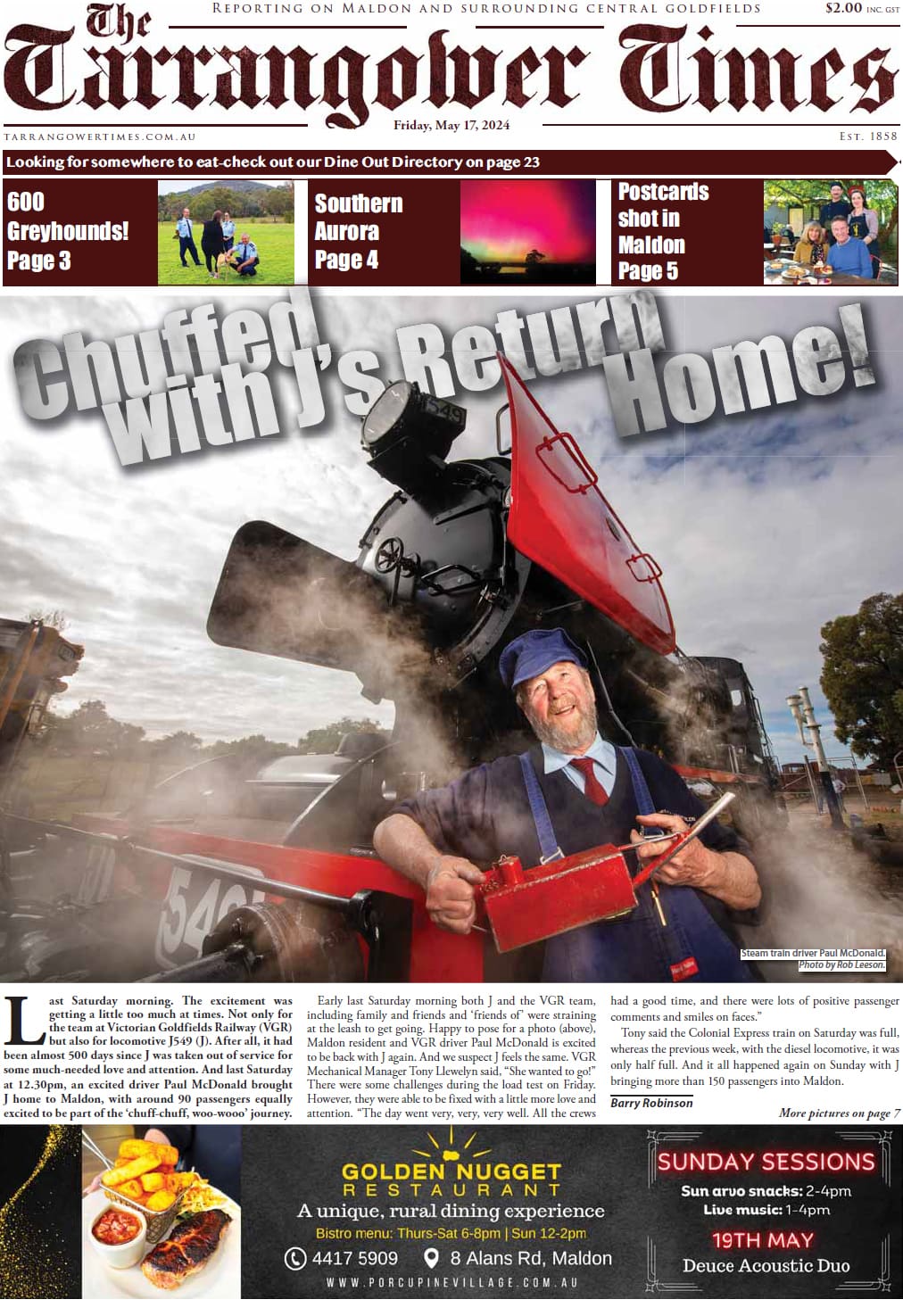 Tarrangower Times 17 May 2024