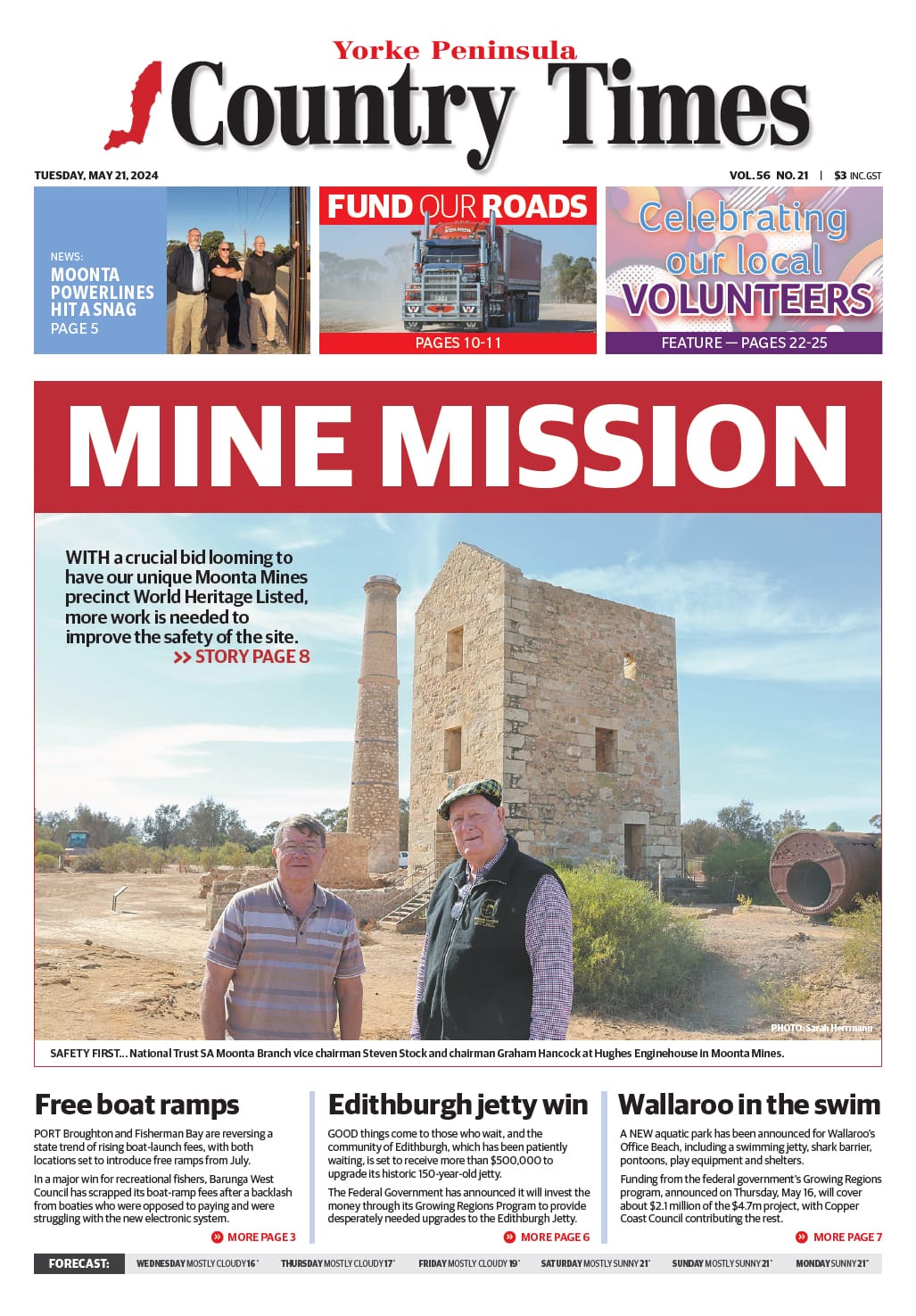 Yorke Peninsula Country Times 21 May 2023