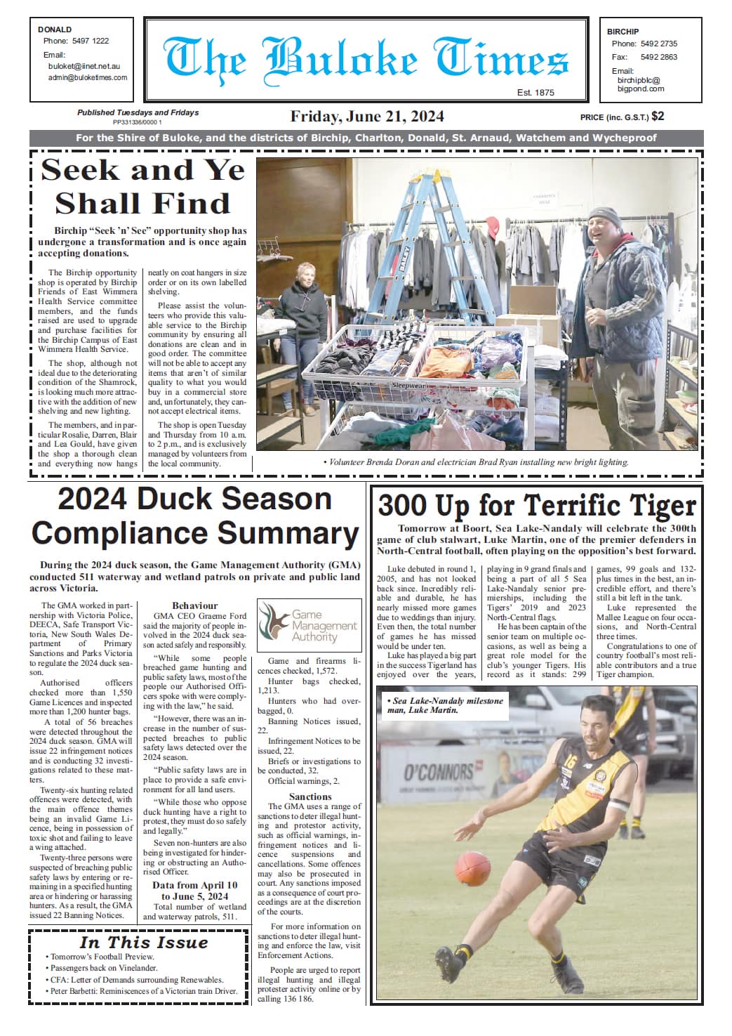 The Buloke Times 21 June 2024