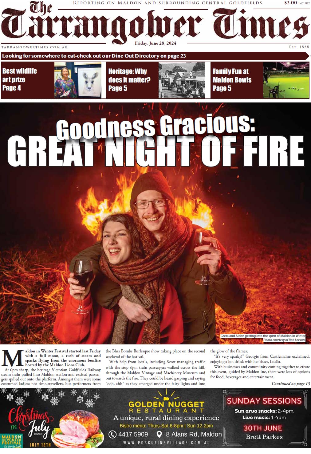 Tarrangower Times 28 June 2024