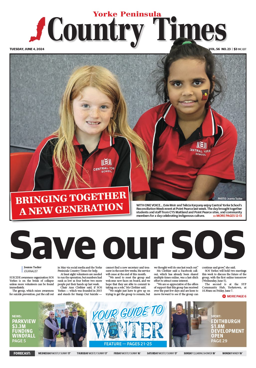 Yorke Peninsula Country Times 4 June 2024