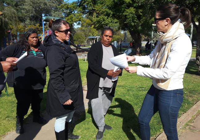 Rose Jackson visits Wilcannia