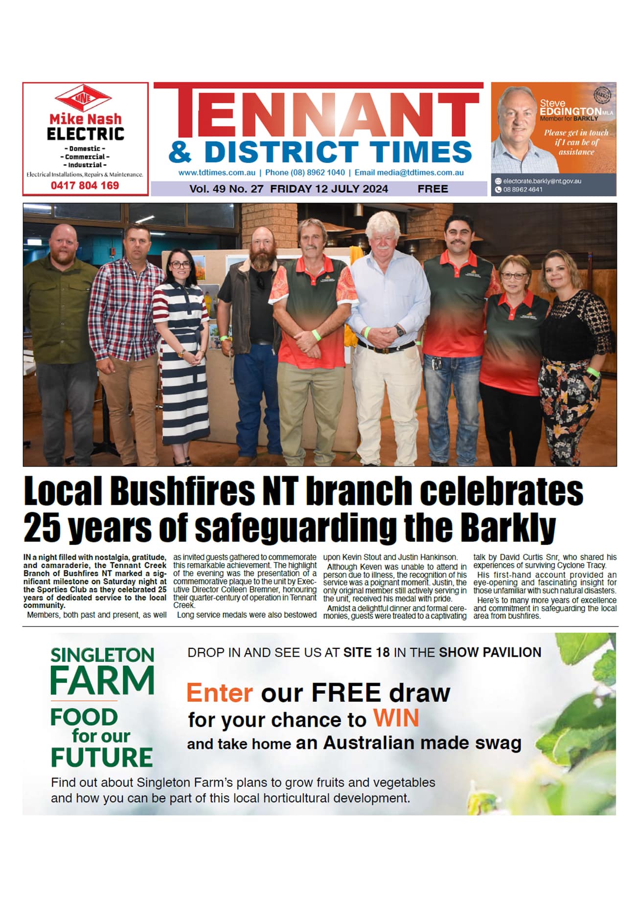 Tennant & District Times