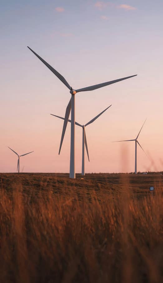 wind turbines