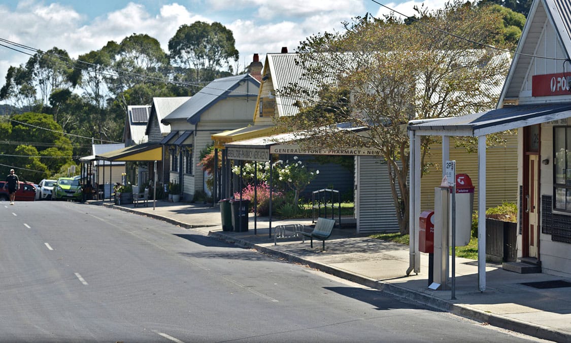 Fish Creek main street